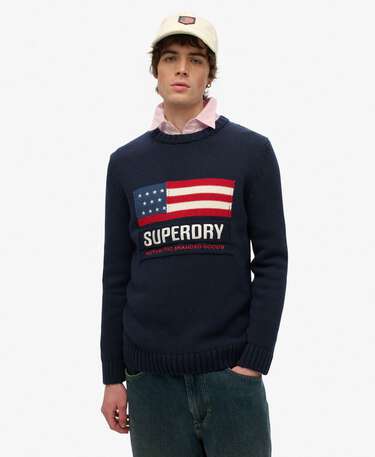 Vintage Athletic Knit Jumper