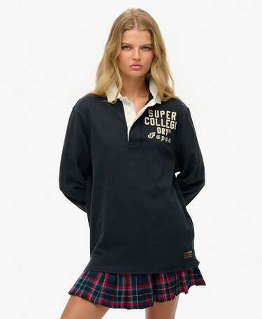 Oversized Athletic Rugby Top